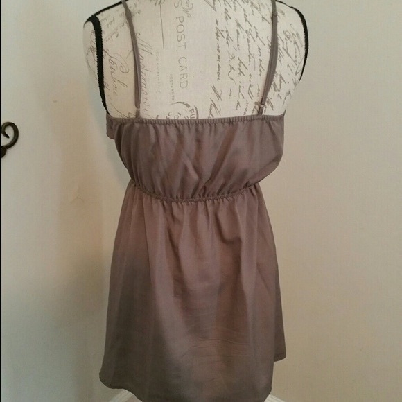 Forever21 olive chiffon dress - size S - Picture 5 of 7